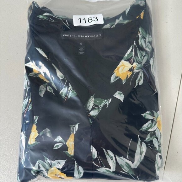 White House Black Market Floral Dress Size 12 - Picture 4 of 11